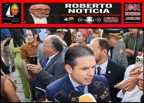 Foto Reprodu��o - Montagem: Sistema 1001 Not�cias de Comunica��o