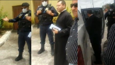 Padre afirmou que teme pela integridade fsica desde que foi detido pela guarda municipal