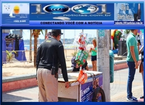 JO�O PESSOA  -  Defensorias v�o � Justi�a para impedir retirada de ambulantes das praias de Tamba� e Cabo Branco