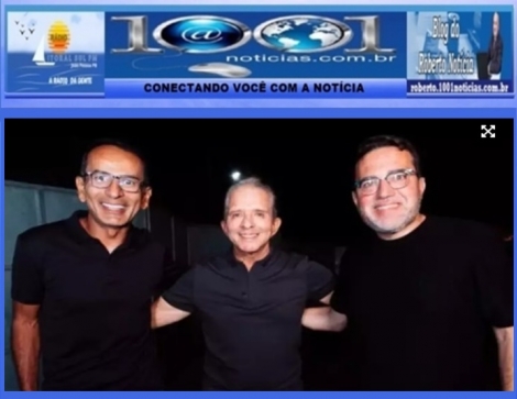Foto Reprodu��o - Montagem: Sistema 1001 Not�cias de Comunica��o