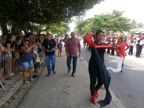 O vereador Professor Gabriel participou no ltimo domingo do desfile da Independia do Brasil no bairro do Valentina de Figueiredo