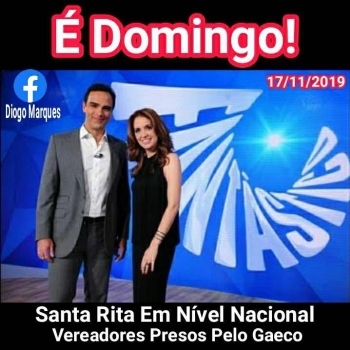 A farra das dirias dos vereadores de Santa Rita vai ser tema de uma reportagem do Fantstico, programa de maior audincia da TV Globo