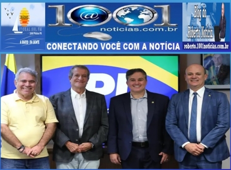 Foto Reprodu��o - Montagem: Sistema 1001 Not�cias de Comunica��o