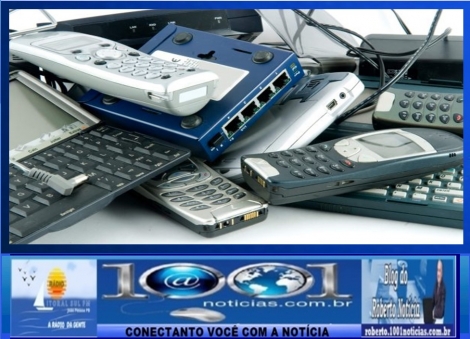 Foto Reprodu��o - Montagem: Sistema 1001 Not�cias de Comunica��o     