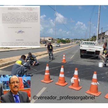 O requerimento do vereador Professor Gabriel  do dia 14 de novembro de 2018 quando foi aprovado pelos seus pares na Cmara Municipal de Joo Pessoa