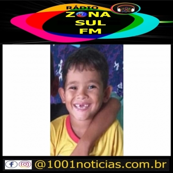 Jlio Henrique Brito Miranda, de 5 anos, foi encontrado morto em Marab (PR). Foto: Reproduo/ TV Liberal