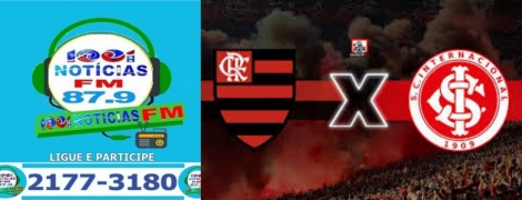 Flamengo e Internacional no Maracan ter retransmisso da 1001 Notcias FM/CBN
