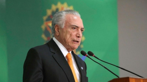 Ex-presidente Michel Temer, no Palcio do Planalto
