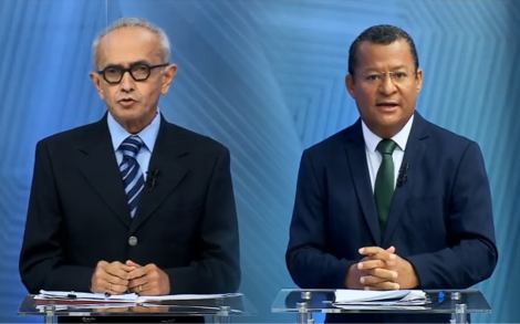 Ccero Lucena e Nilvan Ferreira protagonizaram o debate na TV Correio (Reproduo)
