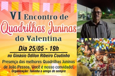 As principais quadrilhas juninas de diversos bairros de Joo Pessoa vo est se apresentando a partir das 19:00 horas no ginsio Odilon Ribeiro Coutinho