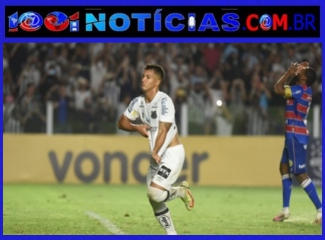 Marcos Leonardo Santos x Fortaleza (Foto: Ivan Storti/SantosFC)