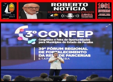 �Meu &lsquo;p� na estrada&lsquo; � de cora��o, comprova que sou municipalista na pr�tica e isso ningu�m tira�, diz Efraim em Campina Grande 