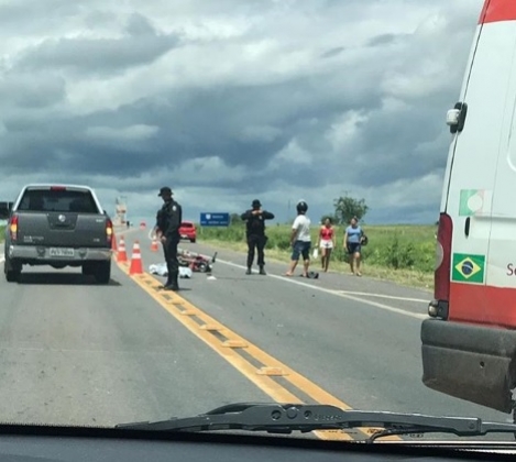 Dois acidentes foram registrados em menos de meia hora (Foto: Reproduo/ Instagram/ Emerson Machado)